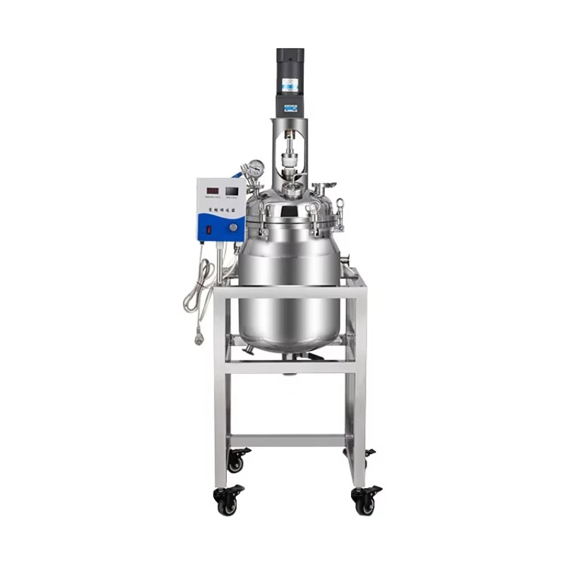 10-Liter Automatic Double-Layer Stainless Steel Bioreactor High Pressure Laboratory Vessel with Pump Motor
10-Liter Automatic Double-Layer Stainless Steel Bioreactor High Pressure Laboratory Vessel with Pump Motor