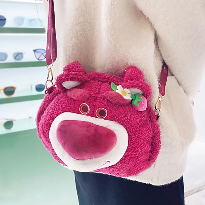 Kawaii Lotso Bear Toy Story Plush Bag Backpack New Cute Cartoon Handbag Crossbody Shoulder Stuffed Animal Bag For Girls Women
Kawaii Lotso Bear Toy Story Plush Bag Backpack New Cute Cartoon Handbag Crossbody Shoulder Stuffed Animal Bag For Girls Women