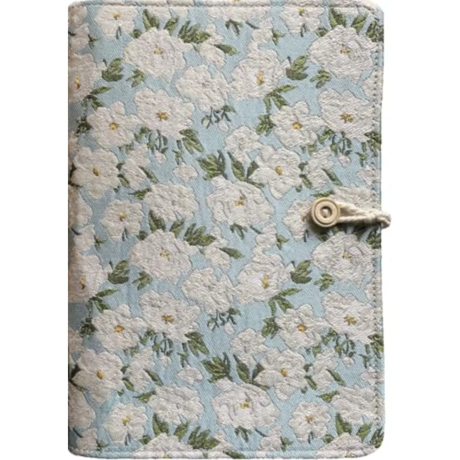 A5 Binder 6 Ring, Embroidered Flower Journal, Refillable Notebook, 6"x8", A5 Sketchbook, Travel Journal for Women, White Garden
A5 Binder 6 Ring, Embroidered Flower Journal, Refillable Notebook, 6"x8", A5 Sketchbook, Travel Journal for Women, White Garden