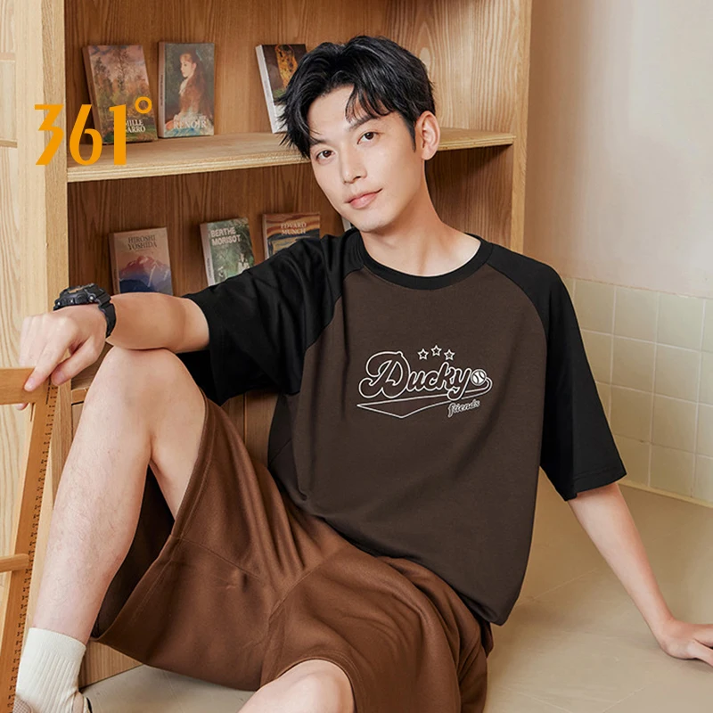 361 Degrees Men Short Sleeved T-Shirt Summer New Loose Breathable Round Neck Casual Trendy Comfortable Sport Top Male 632516104
361 Degrees Men Short Sleeved T-Shirt Summer New Loose Breathable Round Neck Casual Trendy Comfortable Sport Top Male 632516104