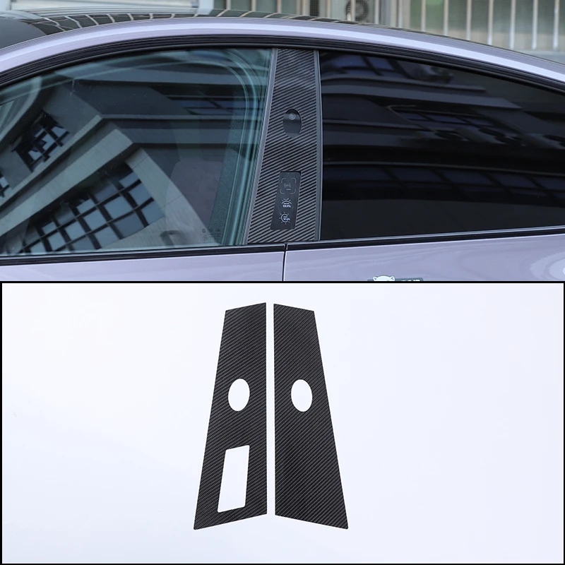 1 pair Carbon fiber sheet car central column B-pillar trim cover For Xiaomi SU7 2024+ Exterior accessories
1 pair Carbon fiber sheet car central column B-pillar trim cover For Xiaomi SU7 2024+ Exterior accessories