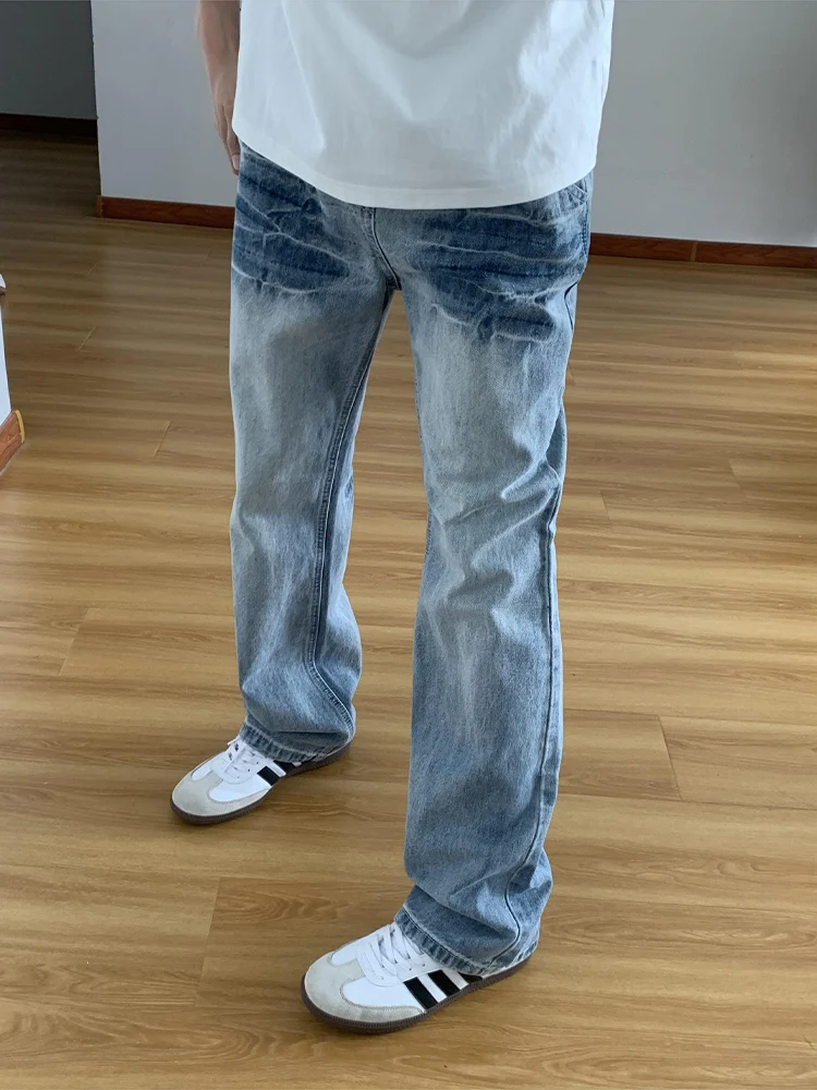 American Vibe Cleanfit Straight Leg Jeans Men's Autumn Waed Outfit Micro Flared Knife Denim mid Waist Zipper Casual
American Vibe Cleanfit Straight Leg Jeans Men's Autumn Waed Outfit Micro Flared Knife Denim mid Waist Zipper Casual