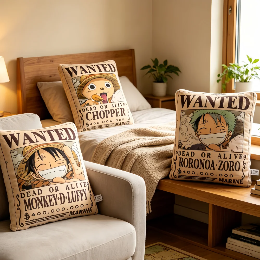 11.8/15.74in One Piece Wanted Poster Series Plush Pillow. Anime-style home cushion. A gift for collectors.
11.8/15.74in One Piece Wanted Poster Series Plush Pillow. Anime-style home cushion. A gift for collectors.