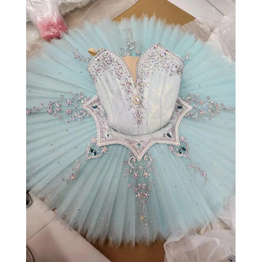 High-end custom Sleeping Beauty Paquita Raimonda Pirate female variation tutu dress performance for adults and children
High-end custom Sleeping Beauty Paquita Raimonda Pirate female variation tutu dress performance for adults and children