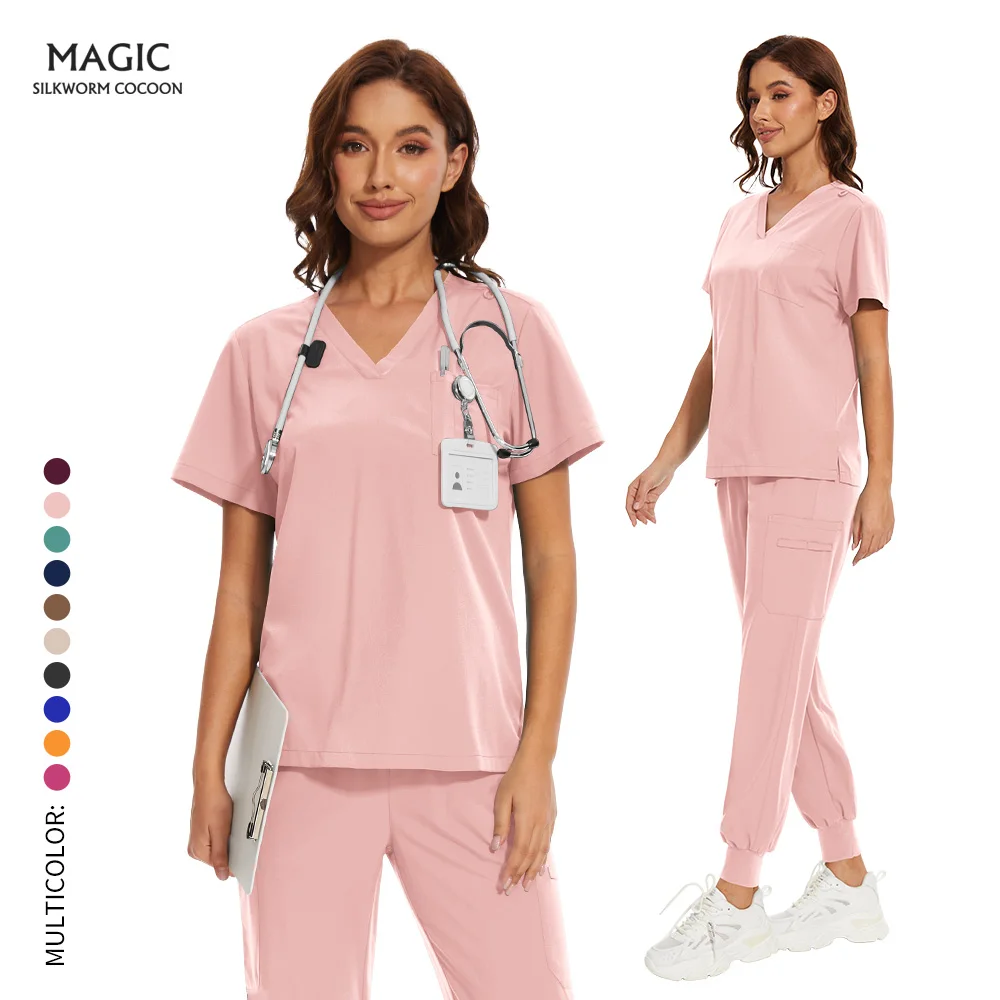 Operating Room Surgical Uniform Women Medical Scrub Sets Hospital Doctor Nurse Uniform Beauty Salon Workwear Vet Tops Pants Suit
Operating Room Surgical Uniform Women Medical Scrub Sets Hospital Doctor Nurse Uniform Beauty Salon Workwear Vet Tops Pants Suit