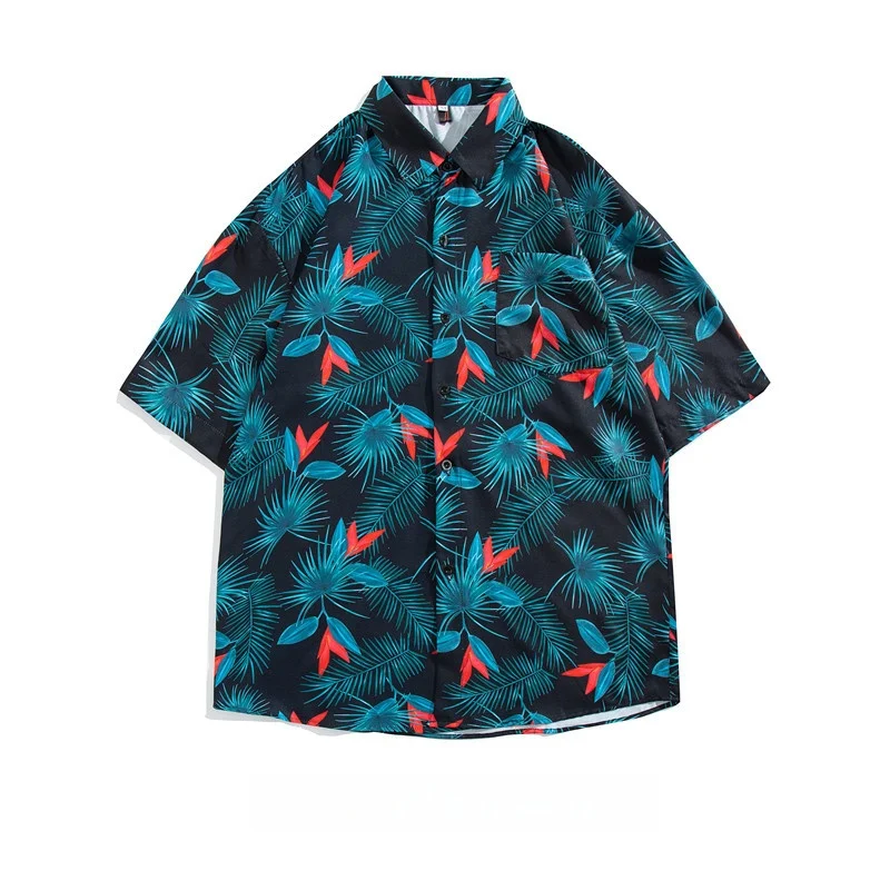 Men's Summer Seaside Retro Short Sleeve Floral Shirt Fashion Loose Casual Handsome Hawaiian Beach Travel Flower Shirt Jacket
Men's Summer Seaside Retro Short Sleeve Floral Shirt Fashion Loose Casual Handsome Hawaiian Beach Travel Flower Shirt Jacket