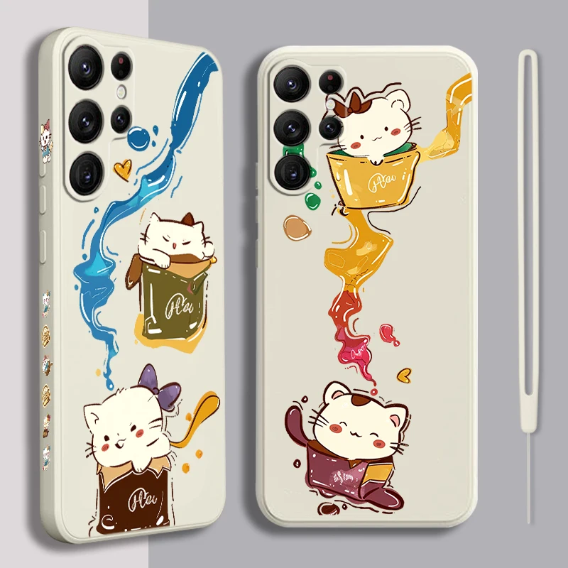 Art Animal Cartoon Cute Liquid Left Rope For Samsung Galaxy S24 S23 S22 S21 S20 FE S10 Ultra Plus Lite 5G Cover TPU Phone Case
Art Animal Cartoon Cute Liquid Left Rope For Samsung Galaxy S24 S23 S22 S21 S20 FE S10 Ultra Plus Lite 5G Cover TPU Phone Case