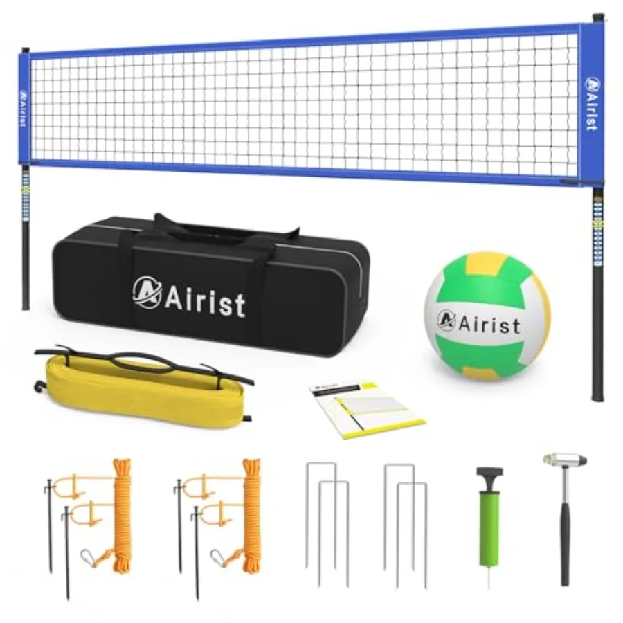 Portable Volleyball Net SetProfessional Volleyball Nets Set for Backyard and Beach Outdoor Volleyball Net with Height Adjustabl
Portable Volleyball Net SetProfessional Volleyball Nets Set for Backyard and Beach Outdoor Volleyball Net with Height Adjustabl