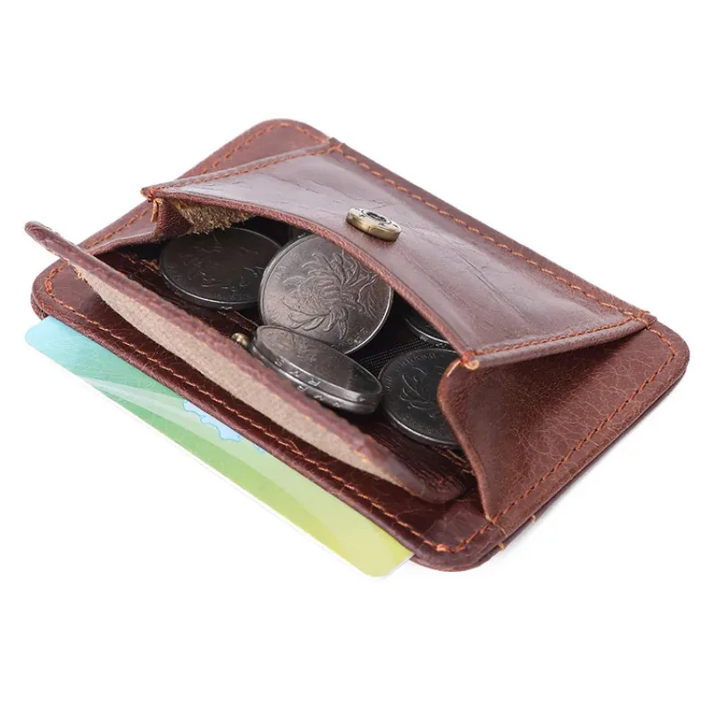New Cow Leather Women's And Men's Card Bag Coin Purse Slim Credit Card Holder Wallet For Men and Women ID Card Pocket
New Cow Leather Women's And Men's Card Bag Coin Purse Slim Credit Card Holder Wallet For Men and Women ID Card Pocket