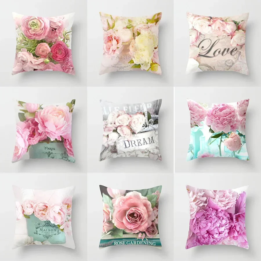 45x45cm Fashion Rose Printing Series Pattern Pillowcase Square Pillowcase Home Office Decoration Pillowcase
45x45cm Fashion Rose Printing Series Pattern Pillowcase Square Pillowcase Home Office Decoration Pillowcase