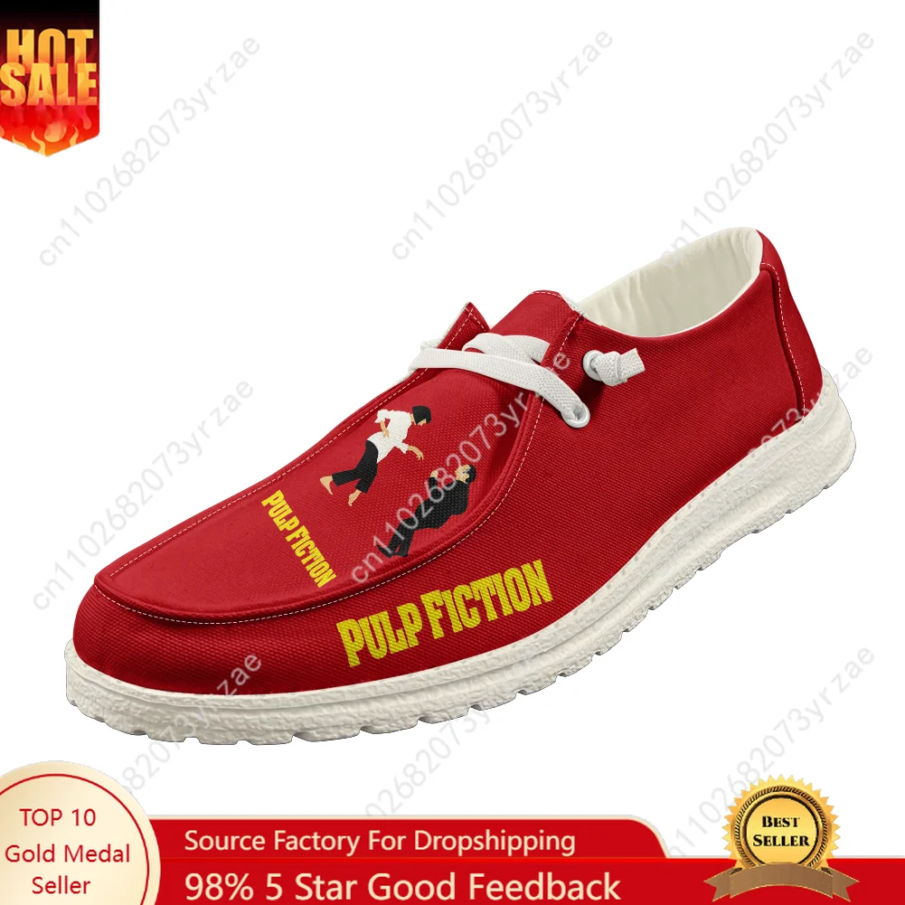 Pulp Fiction Casual Shoe Mens Womens Breathable Flat Footwear Indoor Outdoor Lightweight Personalized Pattern Custom Made Shoes
Pulp Fiction Casual Shoe Mens Womens Breathable Flat Footwear Indoor Outdoor Lightweight Personalized Pattern Custom Made Shoes