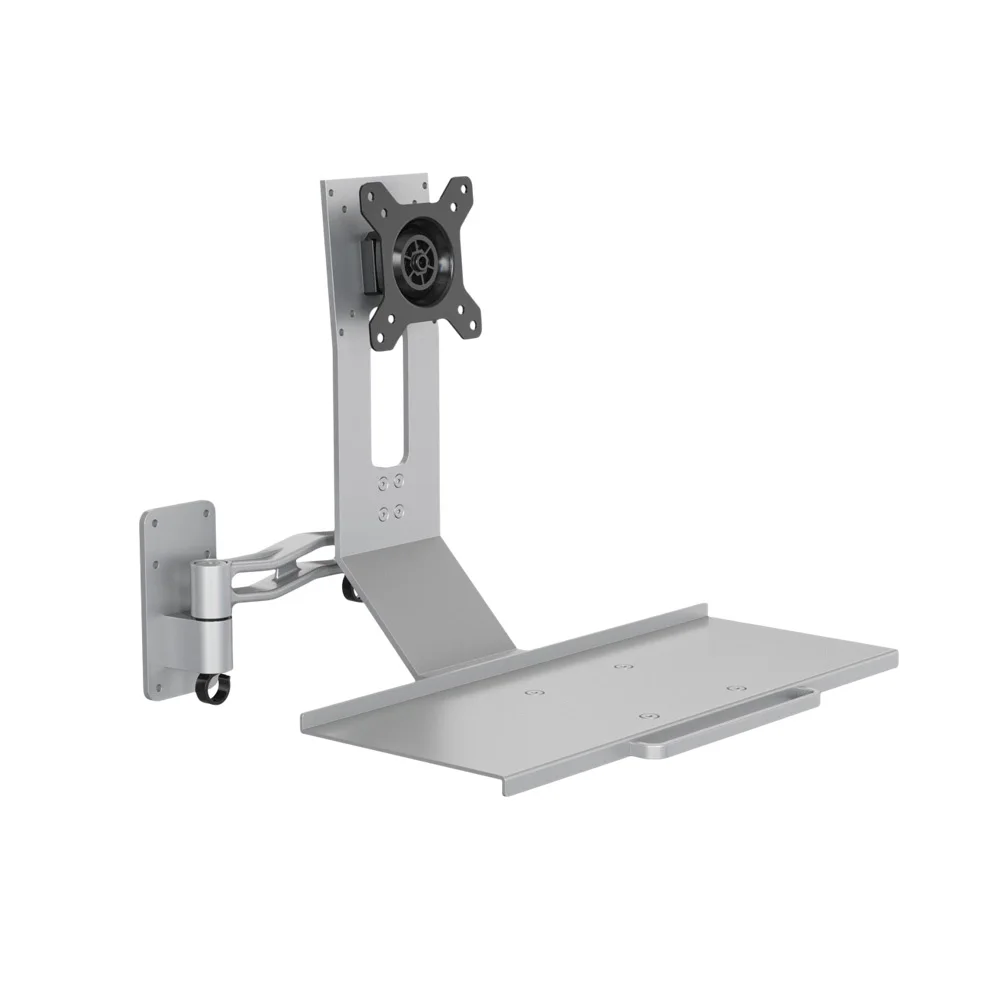 Workstation Arm and Vesa Mount Keyboard Holder Tray Monitor Stand New Wall Mount Full Sit-Stand
Workstation Arm and Vesa Mount Keyboard Holder Tray Monitor Stand New Wall Mount Full Sit-Stand