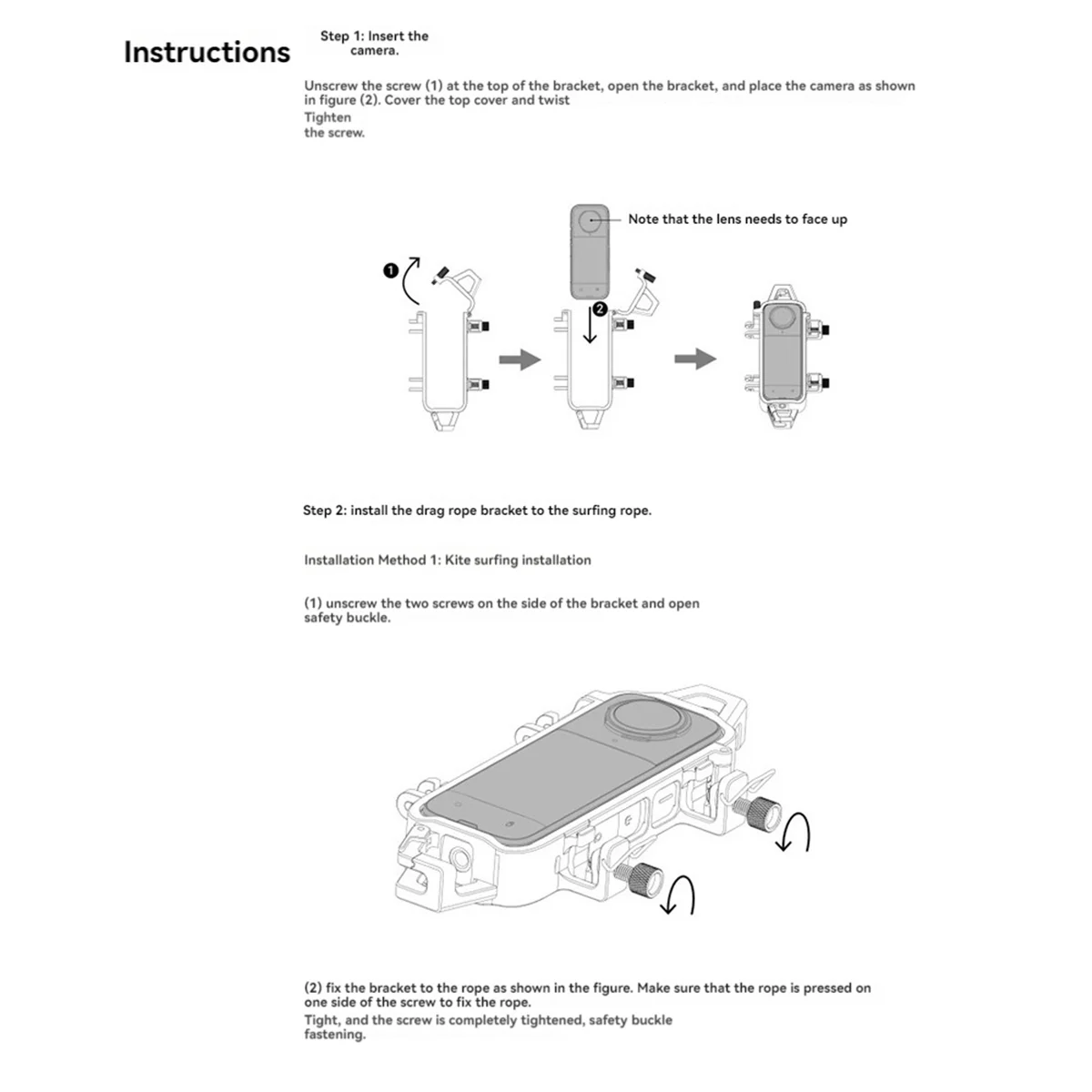 Y23A Towline Bracket for Insta360 X4 Watersports Towline Bracket Fully Invisible Third Person Surf View Accessories
Y23A Towline Bracket for Insta360 X4 Watersports Towline Bracket Fully Invisible Third Person Surf View Accessories