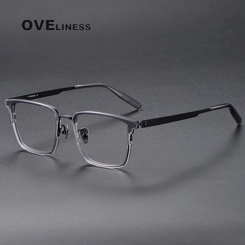 Vintage Acetate Titanium Glasses Frame Men Square Myopia Prescription Optical Eyeglasses Frame Women New Luxury Brand Eyewear
Vintage Acetate Titanium Glasses Frame Men Square Myopia Prescription Optical Eyeglasses Frame Women New Luxury Brand Eyewear