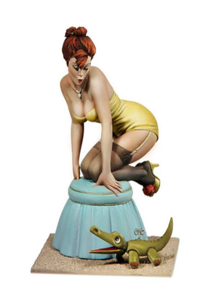 New Unassembled 1/22 80mm Mind the animal pin up girl 80mm Resin Kit DIY Toys Unpainted resin model
New Unassembled 1/22 80mm Mind the animal pin up girl 80mm Resin Kit DIY Toys Unpainted resin model