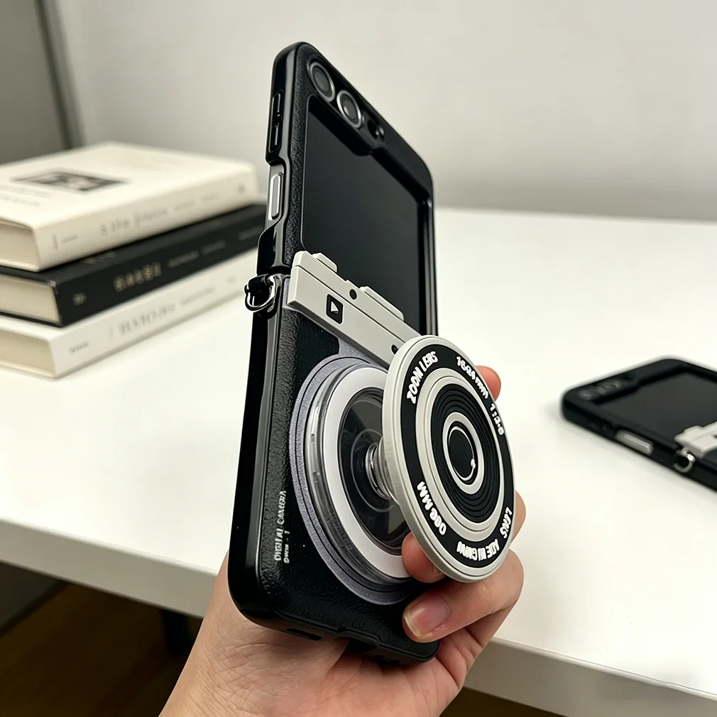 for Samsung Z Flip7 flip6 Case Luxury Camera Magnetic Stand Phone Case for Samsung Galaxy Z Flip7 6 z flip5 zflip4 Cover Leather
for Samsung Z Flip7 flip6 Case Luxury Camera Magnetic Stand Phone Case for Samsung Galaxy Z Flip7 6 z flip5 zflip4 Cover Leather