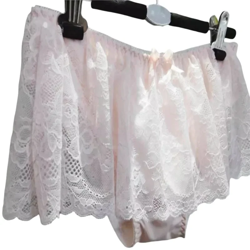 Men's Lace Bow Pleated Skirt Briefs Sissy Cross-dressing Lolita Panties Night Club Private Party Sexy Men's Underwear BF
Men's Lace Bow Pleated Skirt Briefs Sissy Cross-dressing Lolita Panties Night Club Private Party Sexy Men's Underwear BF