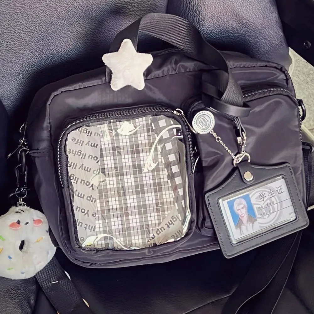 Preppy Style Large Capacity Simple Lightweight Casual Shoulder Bag Commuting Versatile Crossbody Bag Fashion Casual Ita Bag
Preppy Style Large Capacity Simple Lightweight Casual Shoulder Bag Commuting Versatile Crossbody Bag Fashion Casual Ita Bag