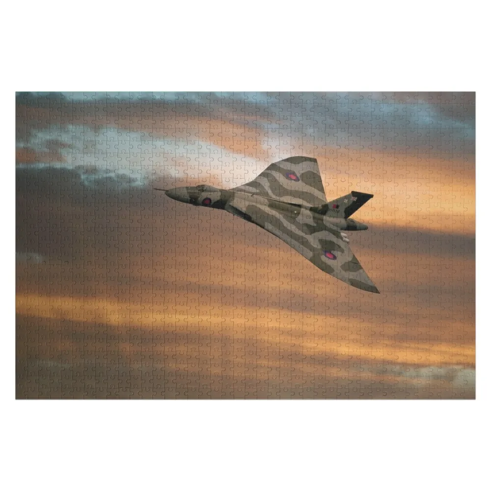 Пазл Avro Vulcan XH558 At Sunset, деревянное имя, персонализированные персонализированные игрушки на заказ, детская игрушка-головоломка на заказ
Пазл Avro Vulcan XH558 At Sunset, деревянное имя, персонализированные персонализированные игрушки на заказ, детская игрушка-головоломка на заказ