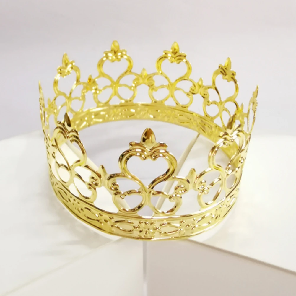 1pc Kids Crown Hollow Iron Cake Decoration Birthday Party Supplies Golden Durable Metal Crown Unique Beauty Elegant Girl Decor 
1pc Kids Crown Hollow Iron Cake Decoration Birthday Party Supplies Golden Durable Metal Crown Unique Beauty Elegant Girl Decor