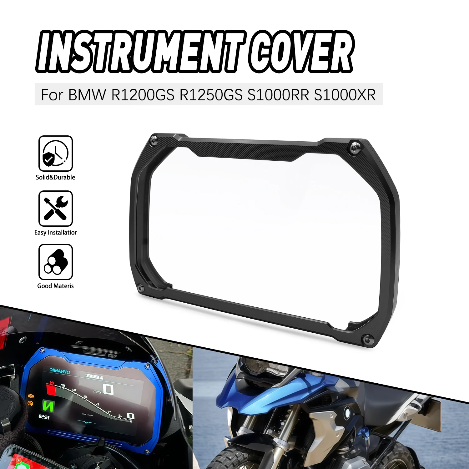 Motorcycle Meter Frame cover screen protector Cover Protection Parts R1250GSA F850GS F750GS F900 F900R For BMW R1200GS R1250GS