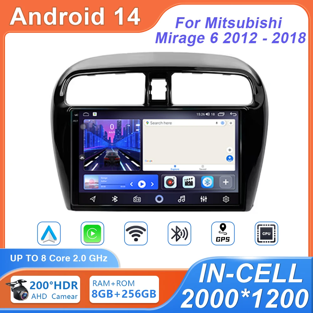 Автомобильный радиоприемник Carplay для Mitsubishi Mirage 6 2012-2018, GPS-навигация, Android, стереомагнитола, Wi-Fi, видео, мультимедийный плеер No 2din
Автомобильный радиоприемник Carplay для Mitsubishi Mirage 6 2012-2018, GPS-навигация, Android, стереомагнитола, Wi-Fi, видео, мультимедийный плеер No 2din