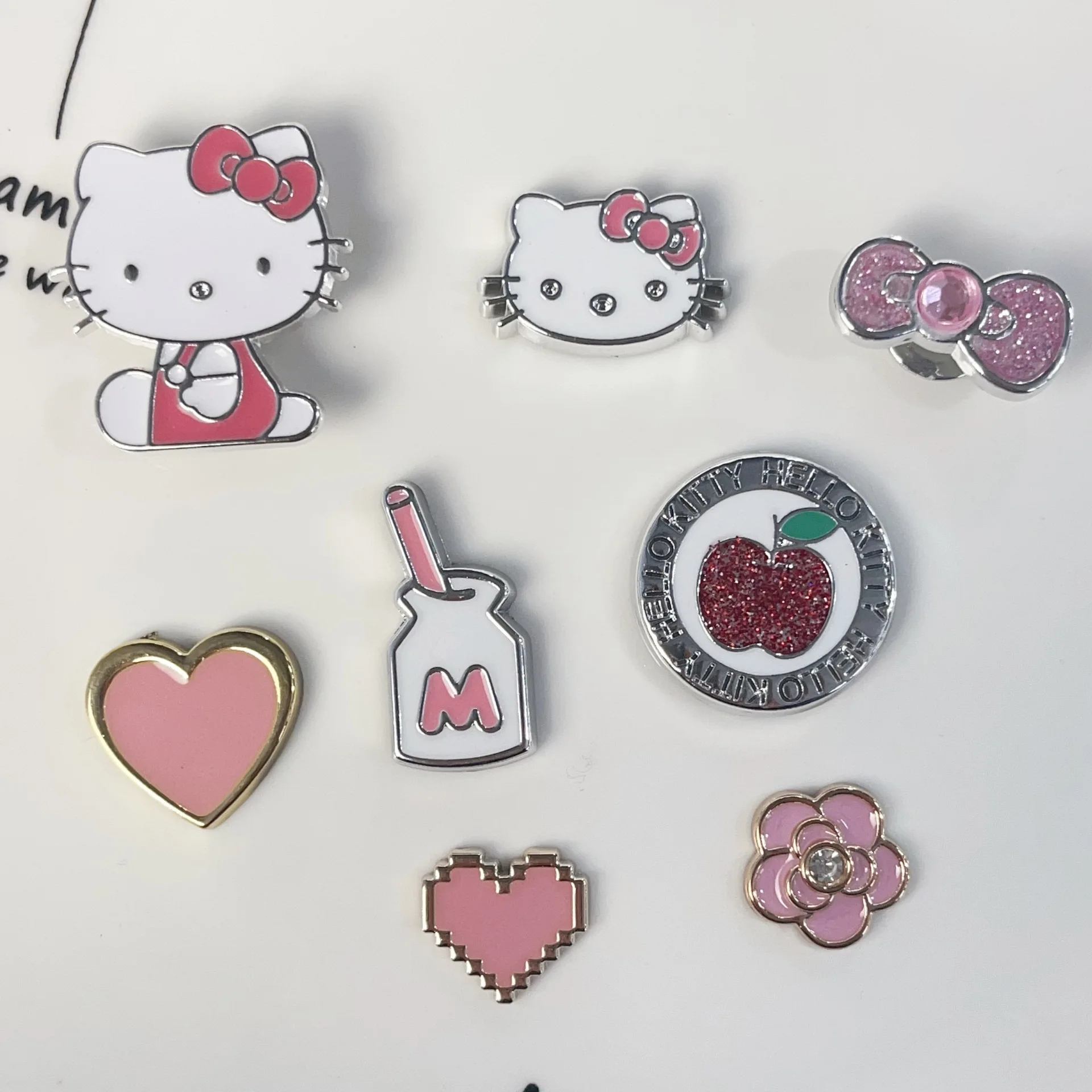 5pcs Apple Hello Kitty Resin Flatback Cabochons Love Junk Charms for DIY Mobile Phone Case Accessories Shoe Charms Materials
5pcs Apple Hello Kitty Resin Flatback Cabochons Love Junk Charms for DIY Mobile Phone Case Accessories Shoe Charms Materials