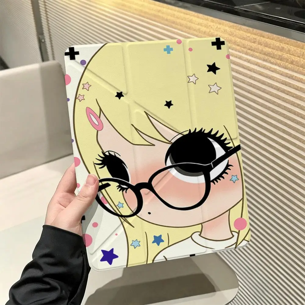 Star Glasses Girl Case 3+Y Fold For Samsung Tab S8 S9 S11 FE S6 Lite Tablet Protective Case 10S11/S8+/s6lite/A78 English Case
Star Glasses Girl Case 3+Y Fold For Samsung Tab S8 S9 S11 FE S6 Lite Tablet Protective Case 10S11/S8+/s6lite/A78 English Case