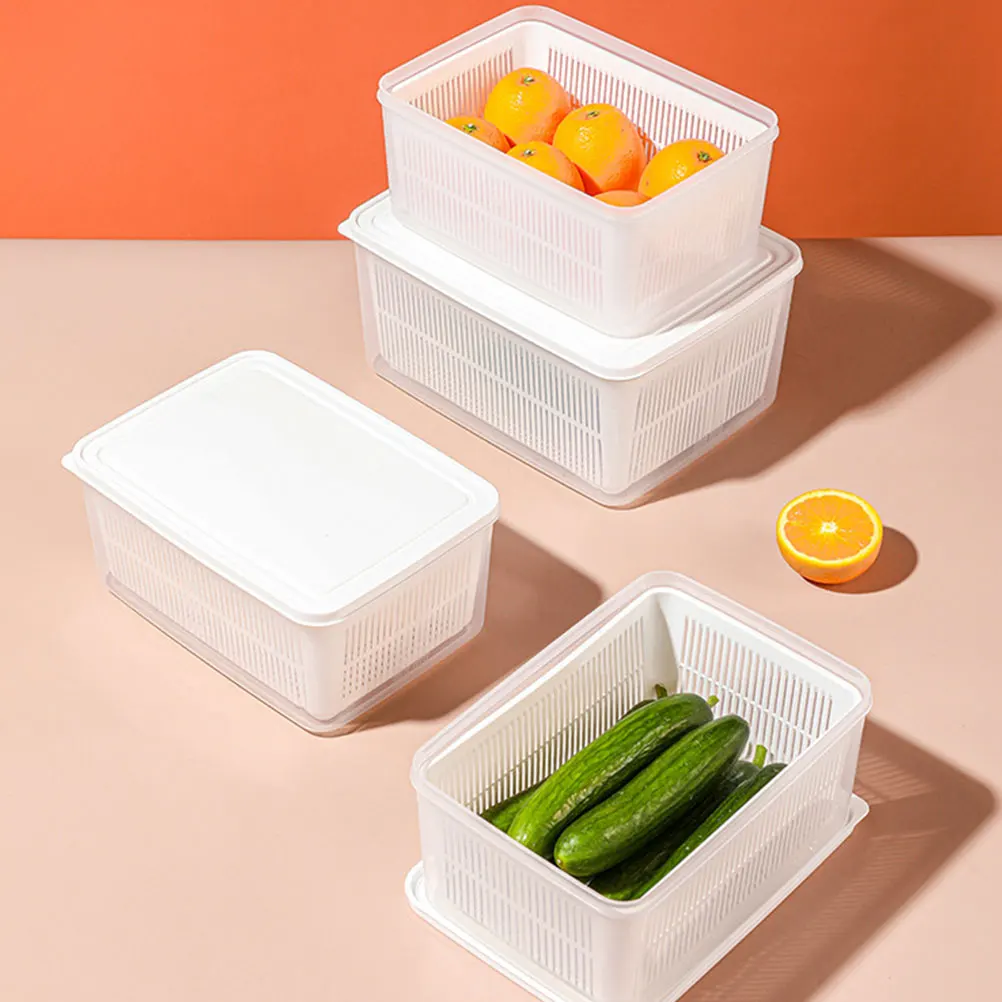 Drain Basket for Vegetable Fruit Storage Clear Bins Egg Holder Refrigerator Box Kitchen Sundries Organizing Box
Drain Basket for Vegetable Fruit Storage Clear Bins Egg Holder Refrigerator Box Kitchen Sundries Organizing Box
