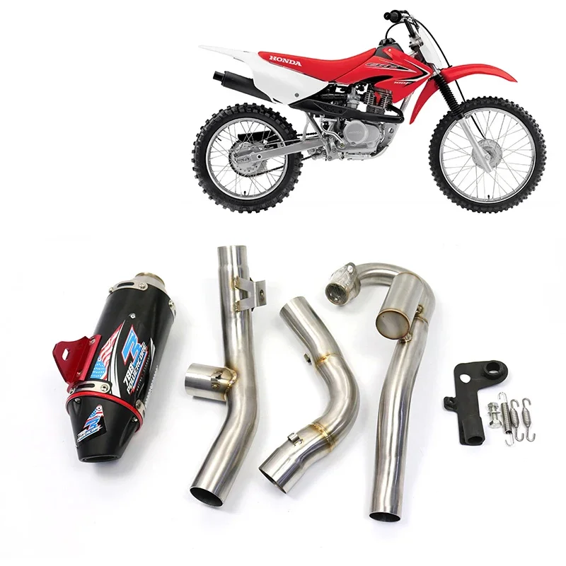 45mm Escape Motocross Performance Tube Modified Exhaust System For Honda CRF150F CRF230F CRF150 CRF230 Off-Road Complete Exhaust 
45mm Escape Motocross Performance Tube Modified Exhaust System For Honda CRF150F CRF230F CRF150 CRF230 Off-Road Complete Exhaust