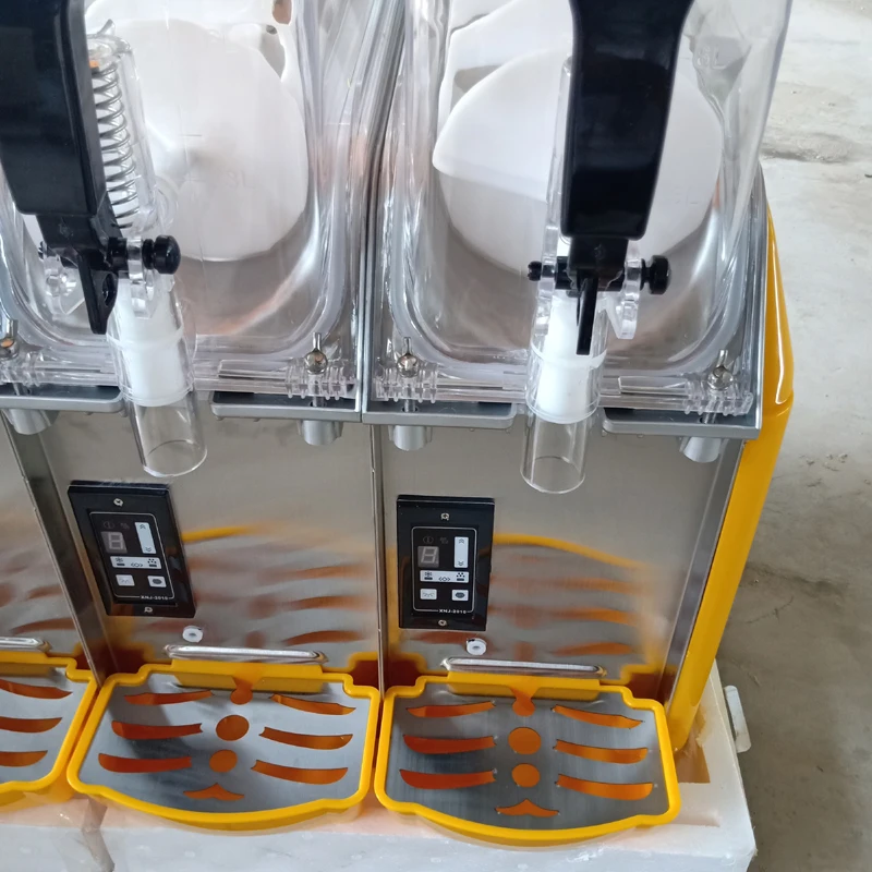 Large Capacity Quiet Running Stainless Steel Slush Machine for snow mud cold drink making for milk tea shop and beverage retail
Large Capacity Quiet Running Stainless Steel Slush Machine for snow mud cold drink making for milk tea shop and beverage retail