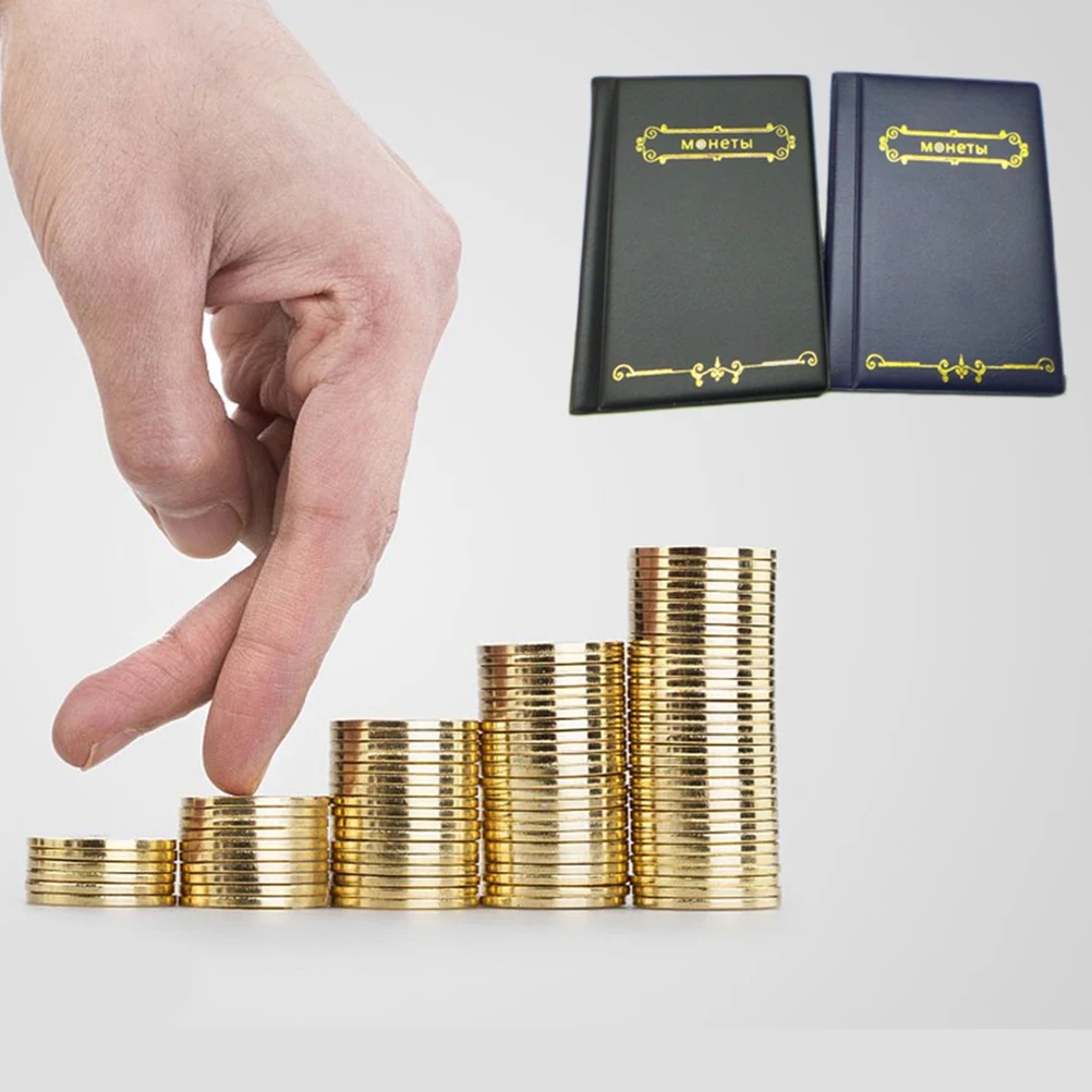 120 Pockets Coin Collection Book Artificial Portable Storage Album Transparent Pockets Envelope Flap Secure
120 Pockets Coin Collection Book Artificial Portable Storage Album Transparent Pockets Envelope Flap Secure