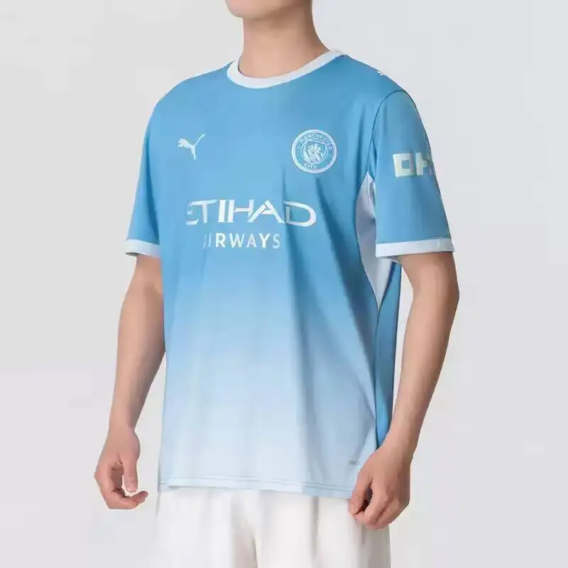 Hot Puma Manchester Football Shirt - Light Blue Gradient Fast-Drying Breathable Short Sleeve T-Shirt 784326-01
Hot Puma Manchester Football Shirt - Light Blue Gradient Fast-Drying Breathable Short Sleeve T-Shirt 784326-01