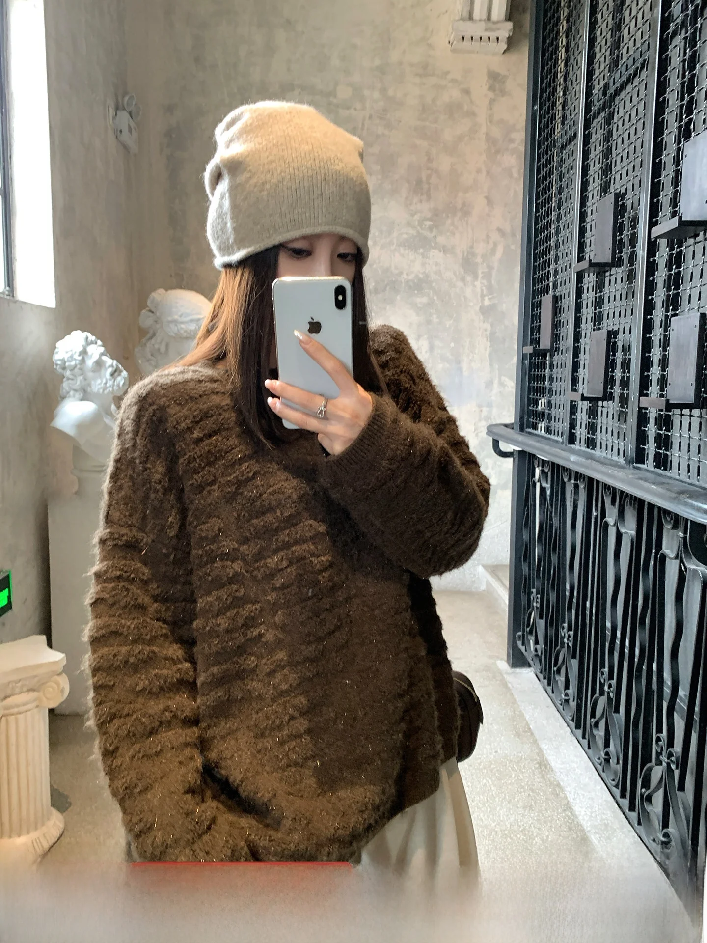GV Big Brother 3D Texture round Ne Loose Women's Sweater Autumn Winter New Sle Versatile Warmth Commute Sle Long Sve
GV Big Brother 3D Texture round Ne Loose Women's Sweater Autumn Winter New Sle Versatile Warmth Commute Sle Long Sve