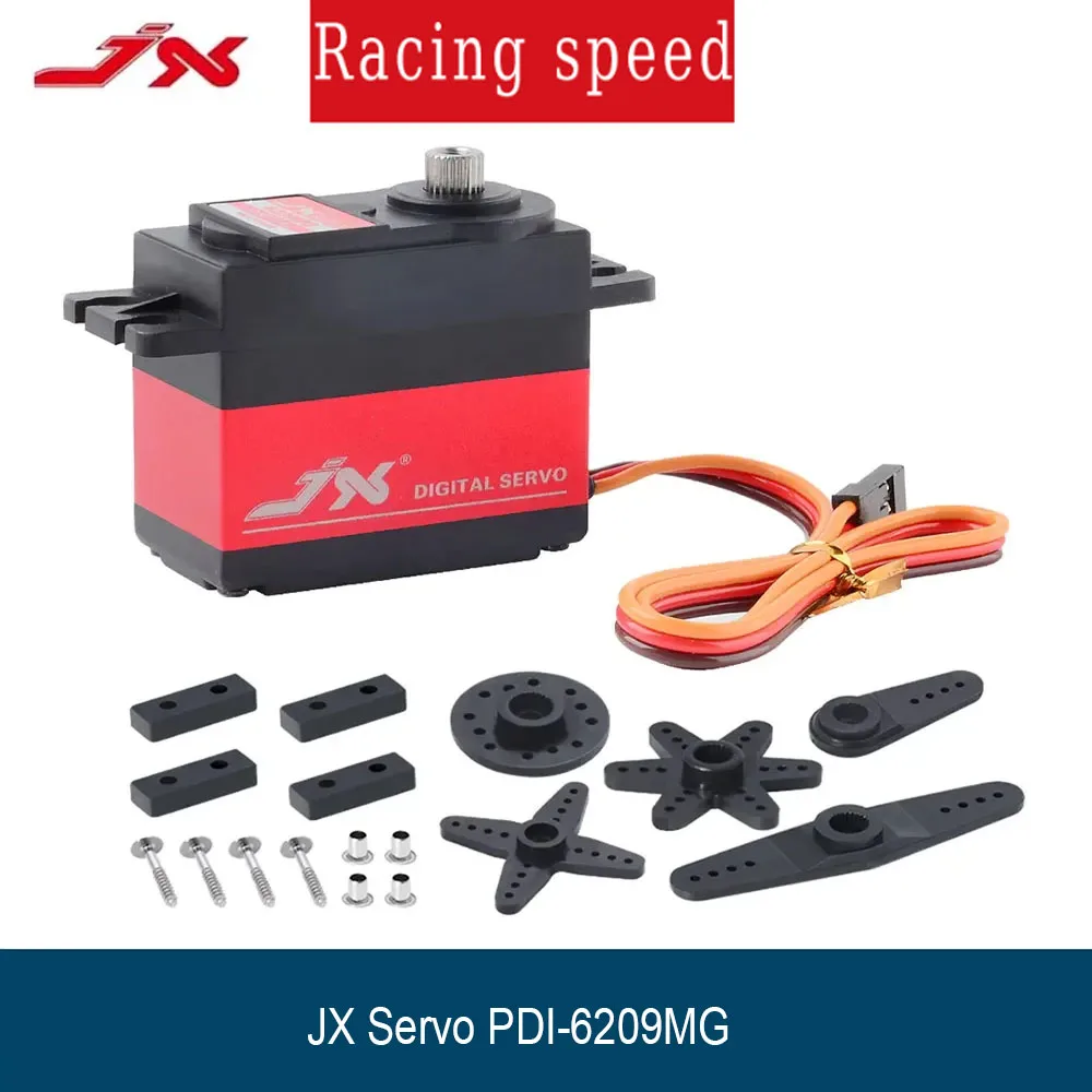 JX Servo PDI-6209MG 9 кг Высокоточная металлическая шестерня цифрового стандарта для 1/10 RC автомобиля самолета
JX Servo PDI-6209MG 9 кг Высокоточная металлическая шестерня цифрового стандарта для 1/10 RC автомобиля самолета
