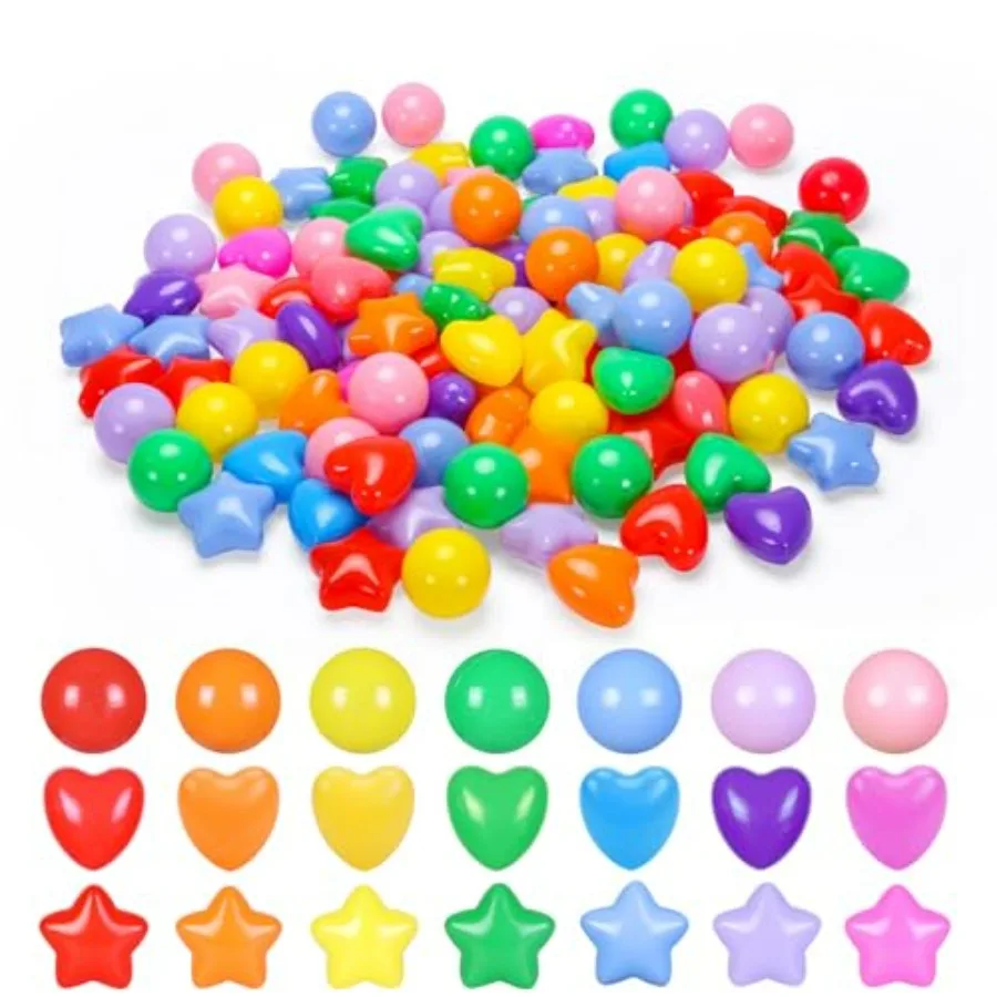 Ball Pit Pack of 0 Star and Round Set BPA Free Phthalate Free NonToxic Crush Proof Play Soft Plastic for Toddlers Baby Birthday
Ball Pit Pack of 0 Star and Round Set BPA Free Phthalate Free NonToxic Crush Proof Play Soft Plastic for Toddlers Baby Birthday
