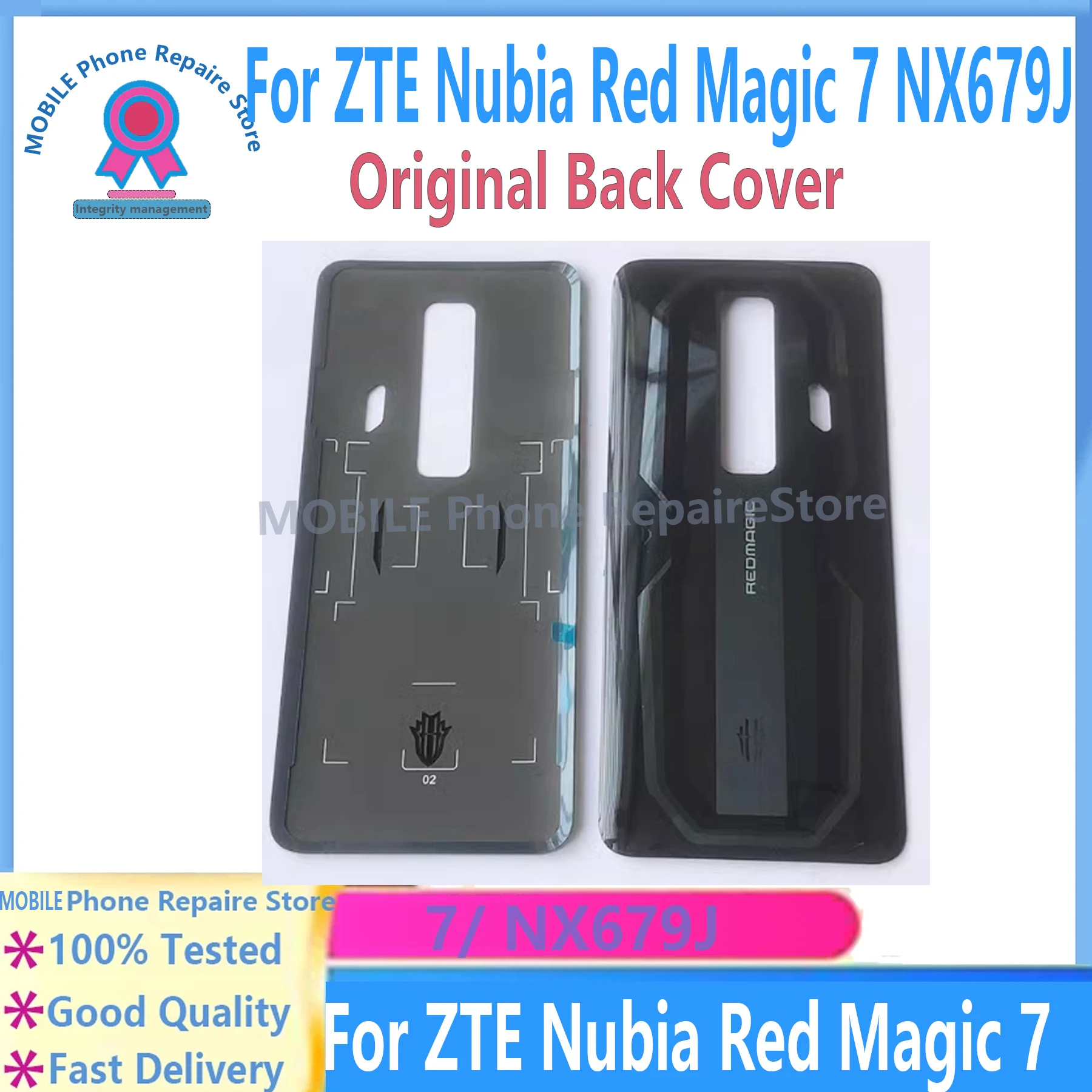 For ZTE Nubia Red Magic 7 NX679J Battery Back Cover OEM Replacement Housing with Frame no Lens
For ZTE Nubia Red Magic 7 NX679J Battery Back Cover OEM Replacement Housing with Frame no Lens