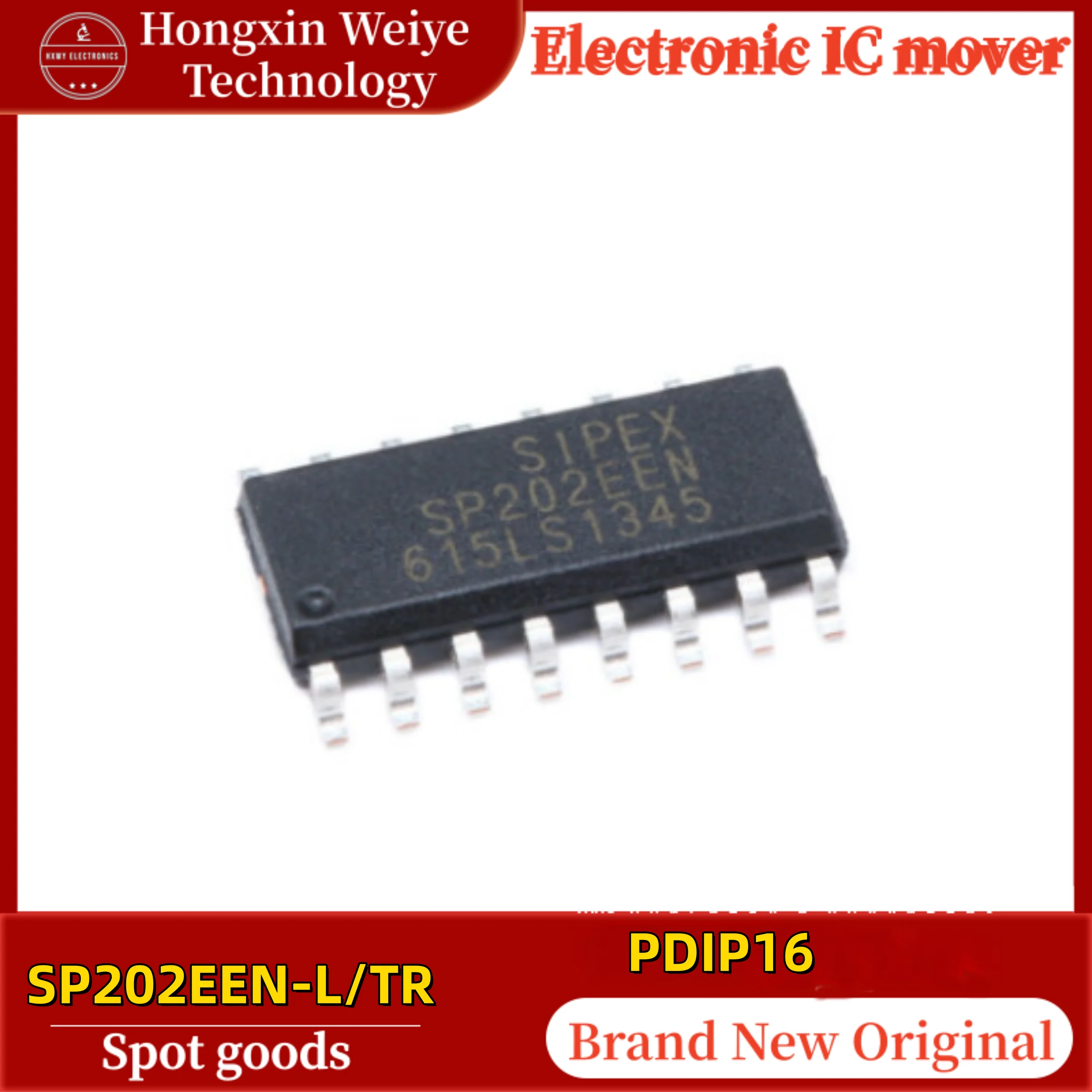 20/50 PCS SP202EEN-L/TR Marking SP202EEN SOIC-16 RS232 Transceiver IC Brand New In Stock
20/50 PCS SP202EEN-L/TR Marking SP202EEN SOIC-16 RS232 Transceiver IC Brand New In Stock