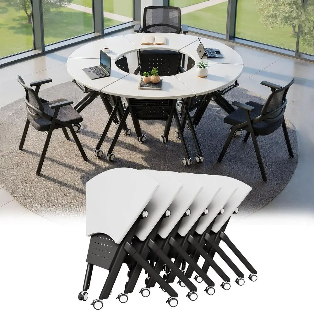 Conference Table with Locking Wheels, 35.4 Inch Portable Rectangular Desk Foldable Conference Room Table Seminar Meeting Tables
Conference Table with Locking Wheels, 35.4 Inch Portable Rectangular Desk Foldable Conference Room Table Seminar Meeting Tables