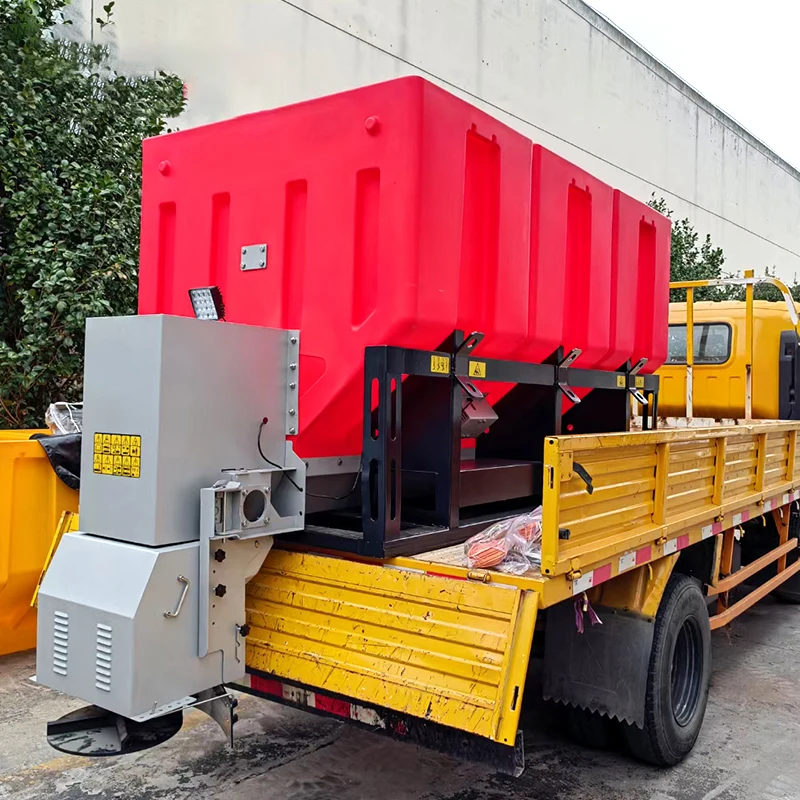 Snow Melting Agent Spreader Winter Vehicle Mounted Small Spreader for Anti-skid Sand Material on Icy and Snowy Roads
Snow Melting Agent Spreader Winter Vehicle Mounted Small Spreader for Anti-skid Sand Material on Icy and Snowy Roads