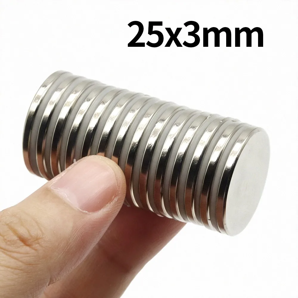 25x3mm Super Strong Neodymium Magnet N35 NdfeB Permanent Magnetic imanes Round Powerful Magnets Refrigerator Magnet
25x3mm Super Strong Neodymium Magnet N35 NdfeB Permanent Magnetic imanes Round Powerful Magnets Refrigerator Magnet