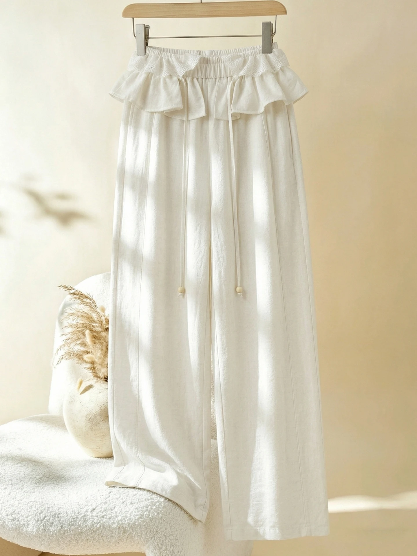 Chic Color Wide Leg Pants Comfortable Versatile Commute Style Korean Version Summer Fashionable Casual Trousers
Chic Color Wide Leg Pants Comfortable Versatile Commute Style Korean Version Summer Fashionable Casual Trousers