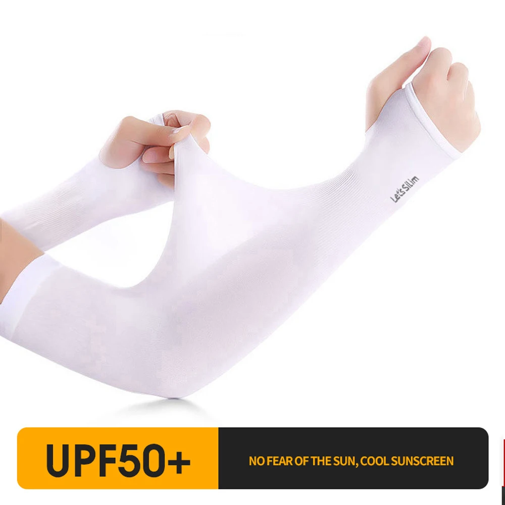 Ice Silk Sunscreen Sleeves Fashion Summer Icy Outdoor Cycling Travel Sports Arm Sleeves Shade Breathable Gloves for Woman Man
Ice Silk Sunscreen Sleeves Fashion Summer Icy Outdoor Cycling Travel Sports Arm Sleeves Shade Breathable Gloves for Woman Man