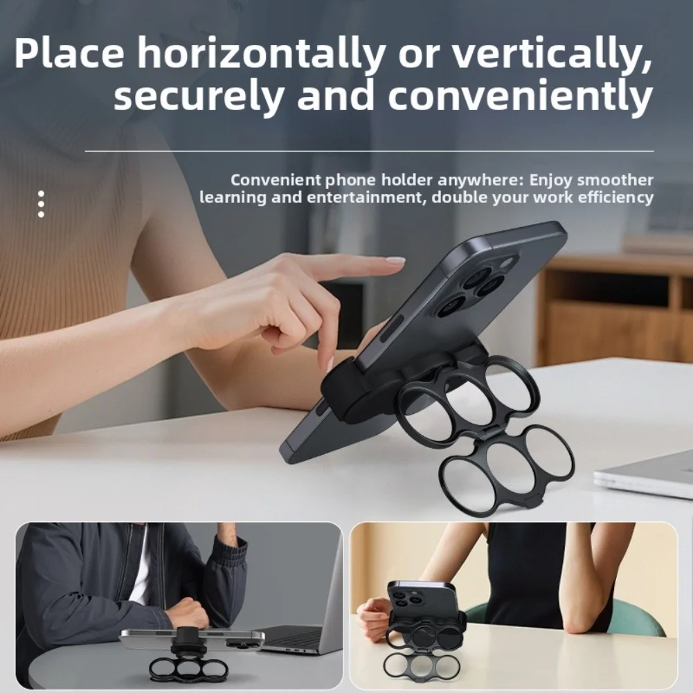 Держатель для телефона с двумя кольцами и тремя пальцами, складной задний зажим с вращением на 360 градусов, регулируемой подставкой для просмотра
Держатель для телефона с двумя кольцами и тремя пальцами, складной задний зажим с вращением на 360 градусов, регулируемой подставкой для просмотра