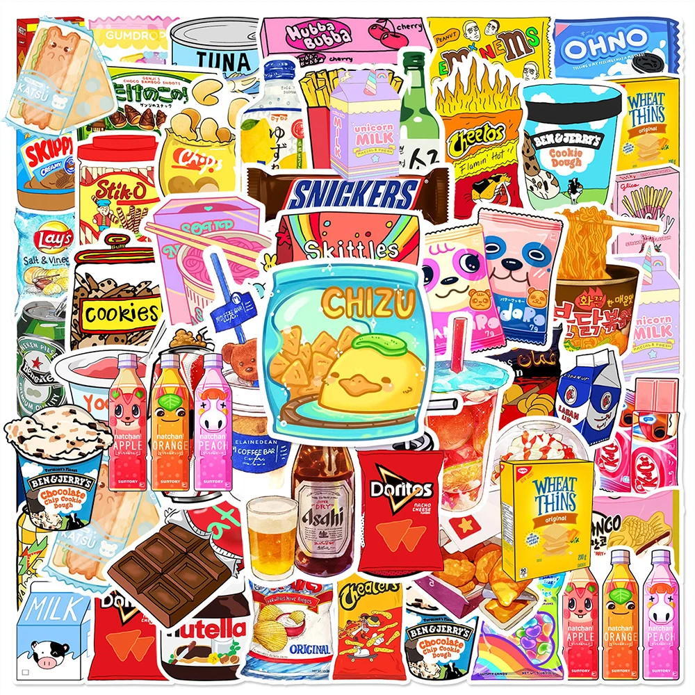 10/30/50/100pcs DIY Kawaii Snacks Stickers Ins Decorative Cartoon Sticker for Laptop Scrapbooking Suitcase Graffiti Girls Decals
10/30/50/100pcs DIY Kawaii Snacks Stickers Ins Decorative Cartoon Sticker for Laptop Scrapbooking Suitcase Graffiti Girls Decals