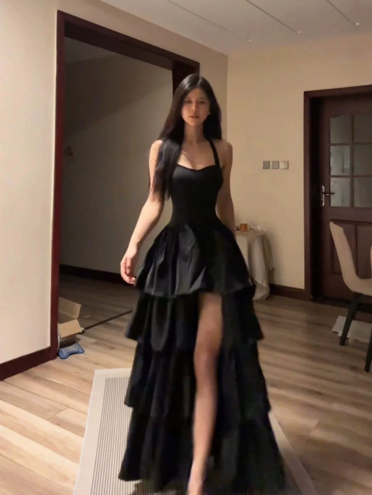 XZY Elegant plus Size Black off Shoulder Dress Spring 2026 Asymmetrical High Waist Puffy Skirt Style Women's Clothing
XZY Elegant plus Size Black off Shoulder Dress Spring 2026 Asymmetrical High Waist Puffy Skirt Style Women's Clothing