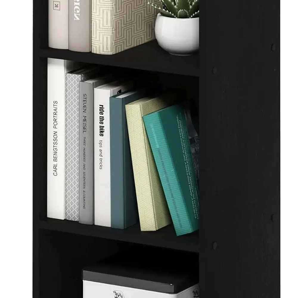 설 3-уровневый книжный шкаф без инструментов в сборе с открытой полкой, Blackwood
설 3-уровневый книжный шкаф без инструментов в сборе с открытой полкой, Blackwood