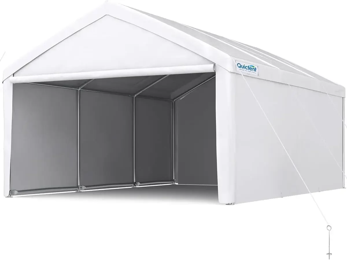 Quictent 13'x20' сверхмощный автомобильный навес для автомобиля, оцинкованное автомобильное навесное устройство для лодки со съемными боковыми стенками, усиленными верхними столбами и гр.
Quictent 13'x20' сверхмощный автомобильный навес для автомобиля, оцинкованное автомобильное навесное устройство для лодки со съемными боковыми стенками, усиленными верхними столбами и гр.