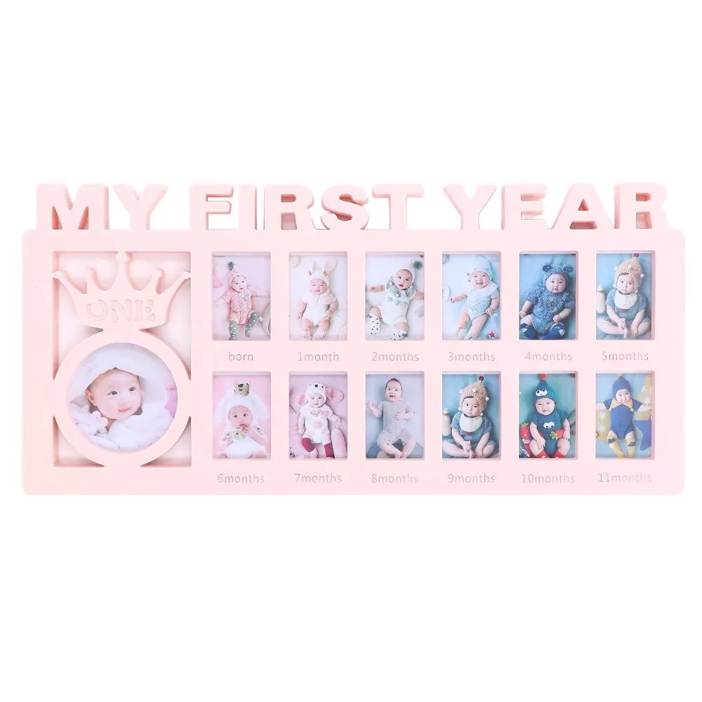 Plastic Baby Growth Frame 12 Small Frames 13 Photo Inserts Monthly Photo Frame Cartoon Crown Style 15.55*7.6 in
Plastic Baby Growth Frame 12 Small Frames 13 Photo Inserts Monthly Photo Frame Cartoon Crown Style 15.55*7.6 in