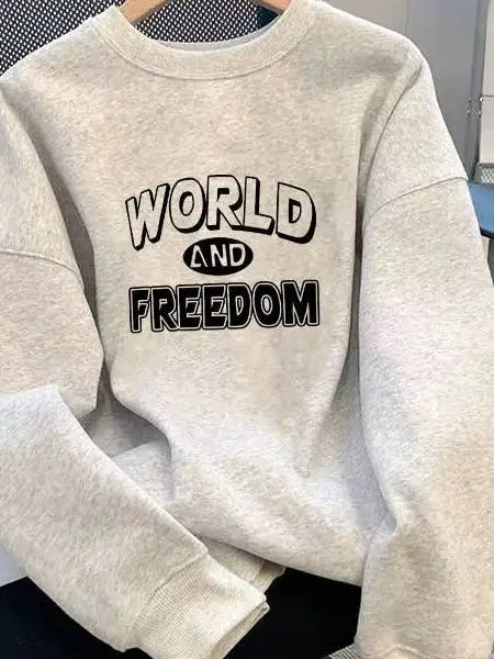 ex Толстовка из чистого хлопка, осень-зима, модный универсальный мужской и женский свободный крой, круглый длинный све, повседневный топ
ex Толстовка из чистого хлопка, осень-зима, модный универсальный мужской и женский свободный крой, круглый длинный све, повседневный топ